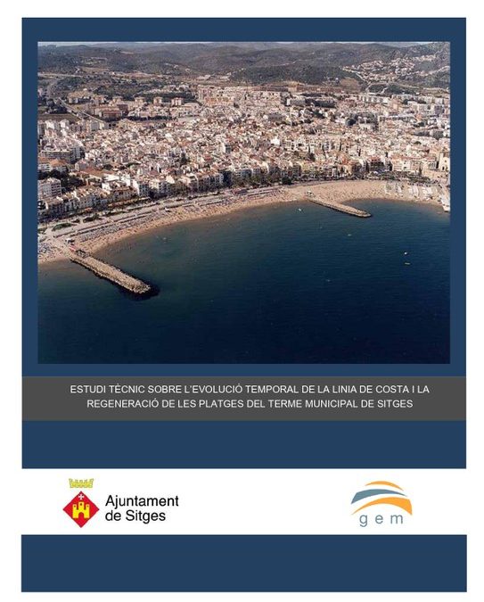 L’Ajuntament posa sobre la taula dos estudis de les platges de Sitges