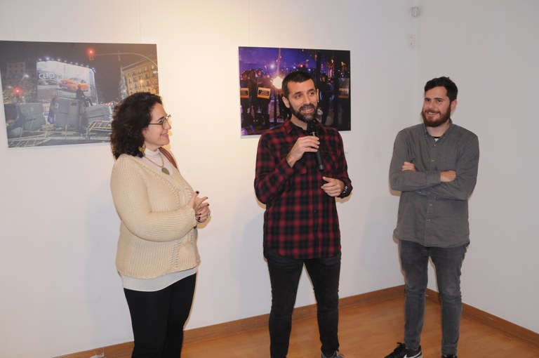 Imatges icòniques de la tardor del 2019 sobre la resposta a la sentència del Procés, a l’exposició del fotoperiodista Jordi Borràs
