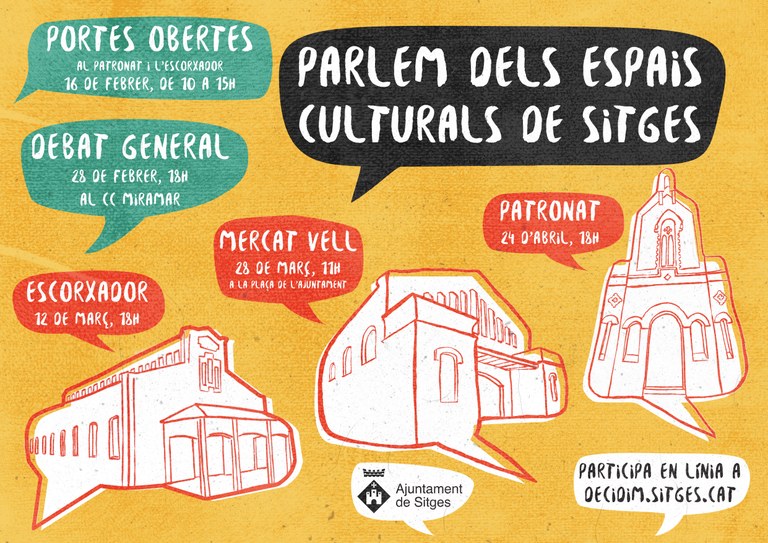 L’Ajuntament iniciarà un procés participatiu per definir l’ús de tres espais culturals de Sitges