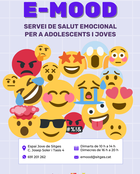 L’Ajuntament de Sitges posa en marxa l’E-Mood, un servei gratuït de salut emocional per a adolescents i joves